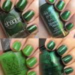 Green nail polish for St Patrick's Day