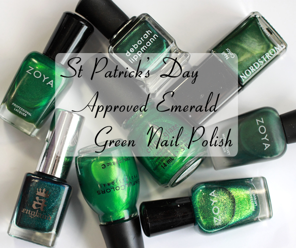 St Patrick's Day Emerald Green Nail Polish