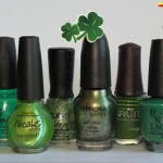 St Patrick's Day green nail polish