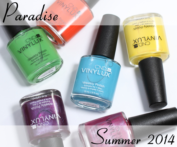 CND Paradise VINYLUX for Summer 2014