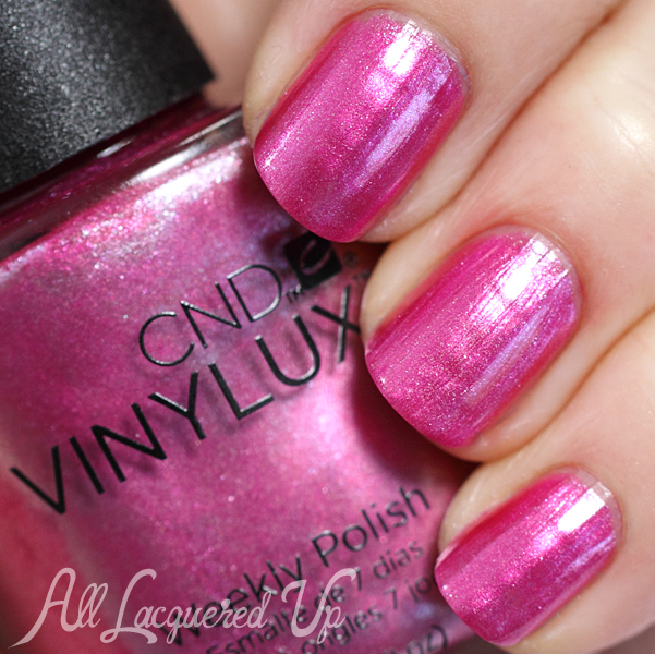 CND Sultry Sunset VINYLUX swatch - Summer 2014