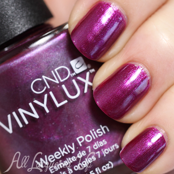 CND Tango Passion VINYLUX swatch - Summer 2014