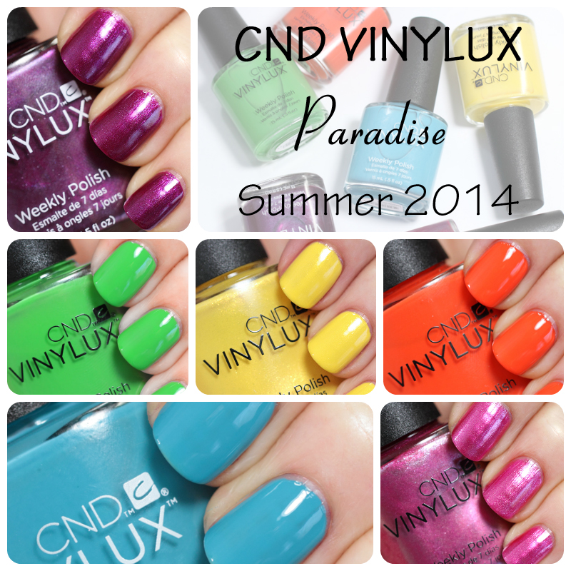 CND VINYLUX Summer 2014 Paradise collection