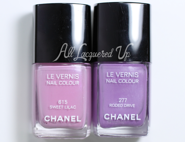 Chanel Sweet Lilac Comparison