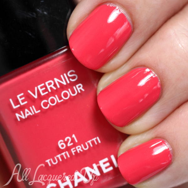 Chanel Le Vernis #717 Coquelicot, #707 Meriterranée, #727 Lavanda and #697  Terrana, Review, Swatch & Comparison, Méditerranée Col…