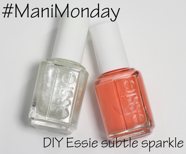 Essie Resort Fling DIY Subtle Sparkle #ManiMonday