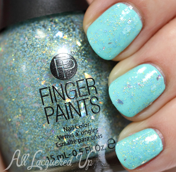 FingerPaints Crystal Springs swatch - Spring 2014