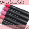 MAC Patentpolish Lip Pencil Swatches & Review