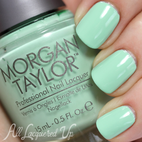 Morgan Taylor Mint Chocolate Chip swatch