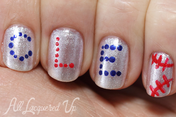 OPI Girls Love Diamonds Nail Art from the MLB Collection