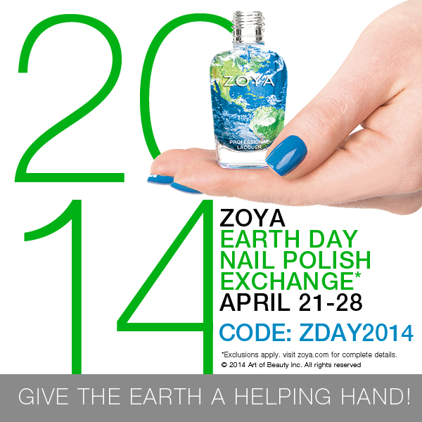 Zoya Earth Day 2014 Nail Polish Exchange