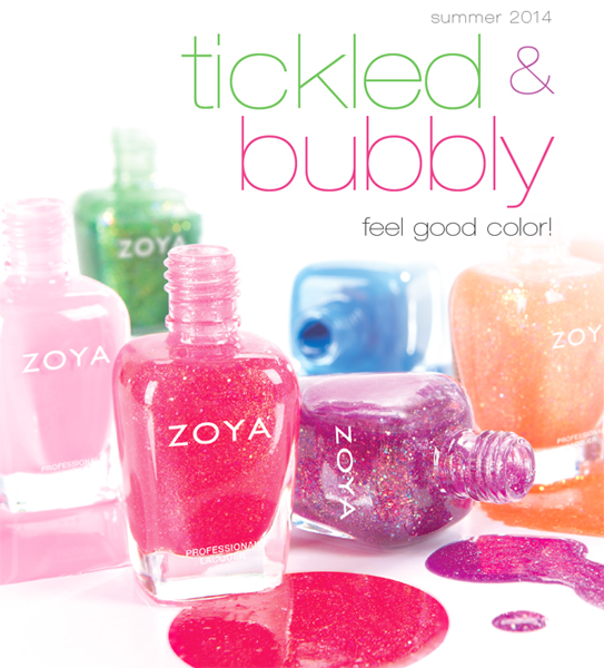 Zoya Summer 2014 - Bubbly & Tickled