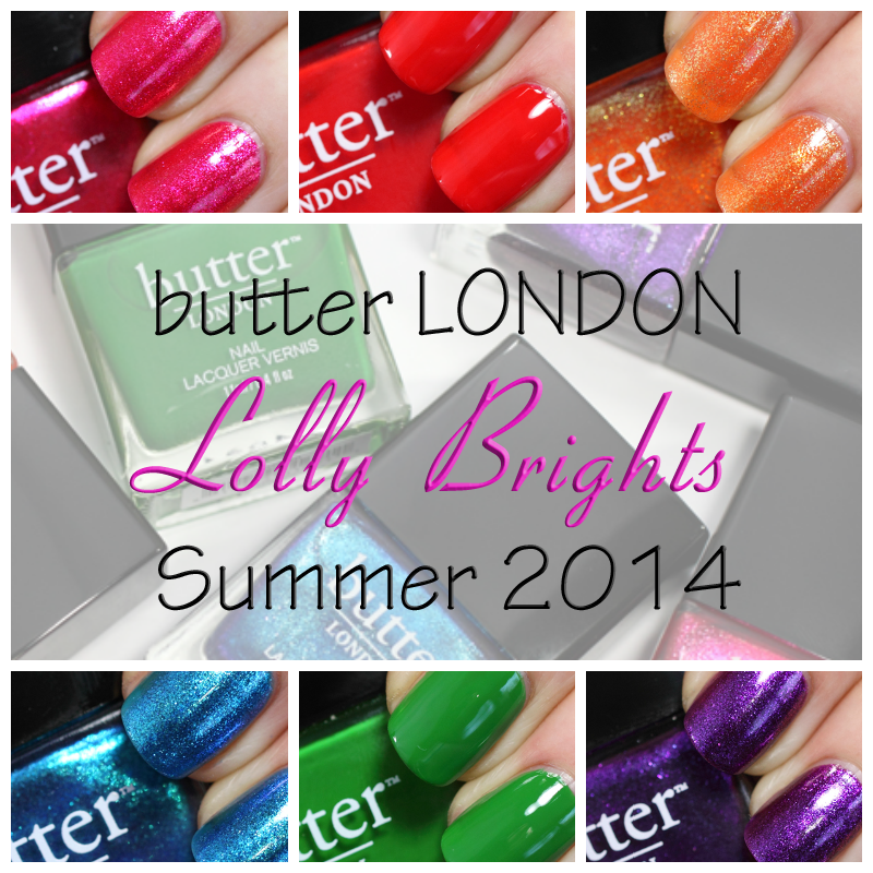 butter LONDON Lolly Brights for Summer 2014