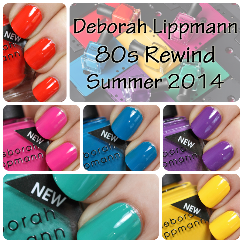 Deborah Lippmann Summer 2014 80s Rewind swatches