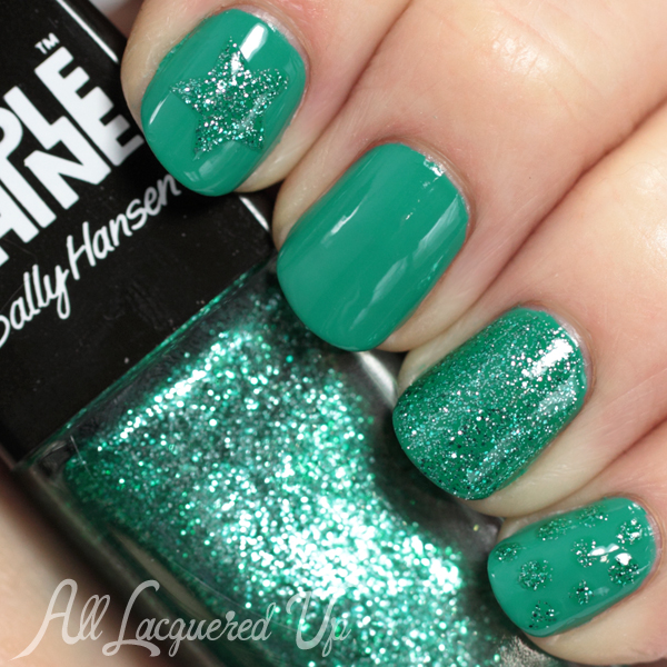 Teal Nail Art with Sally Hansen Seasational