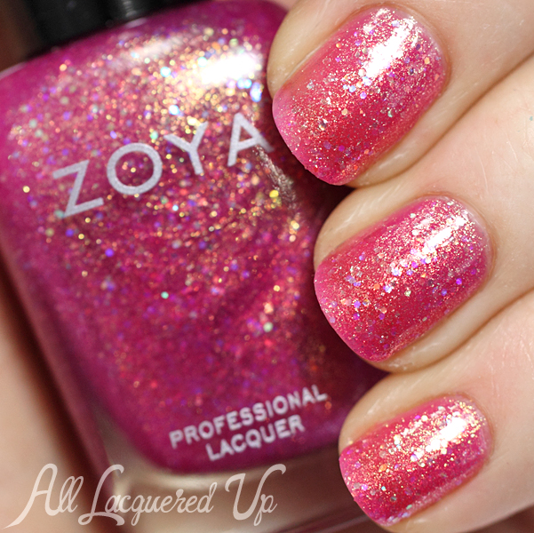 Zoya Binx swatch - Bubbly Summer 2014