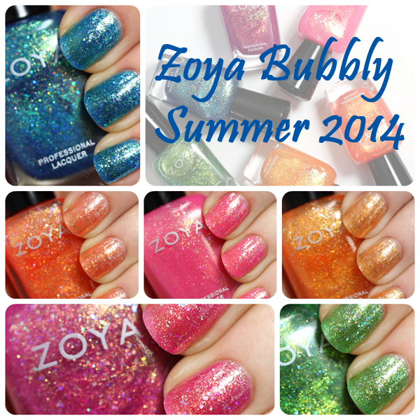 Zoya Bubbly Collection for Summer 2014 – Adventures in Polishland