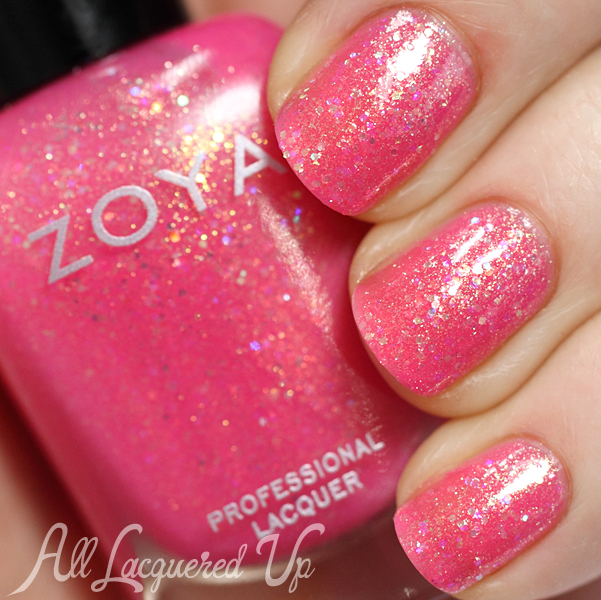 Zoya Harper swatch - Bubbly Summer 2014