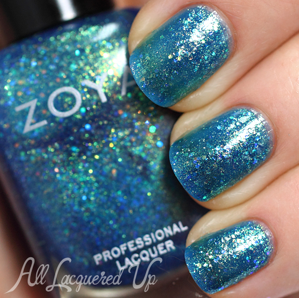 Zoya Muse swatch - Bubbly Summer 2014