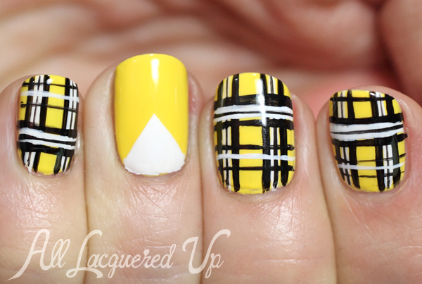 Clueless' Cher Horowitz-Inspired Plaid Nail Art