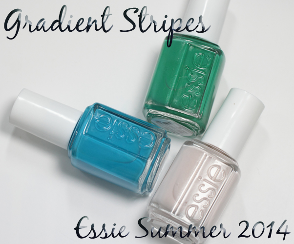 Essie Summer 2014 - Gradient Stripes for #ManiMonday