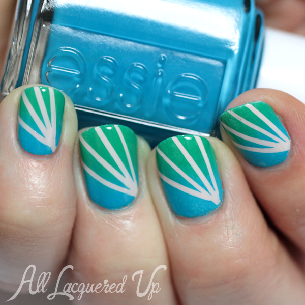 Essie Summer 2014 Gradient Nail Art