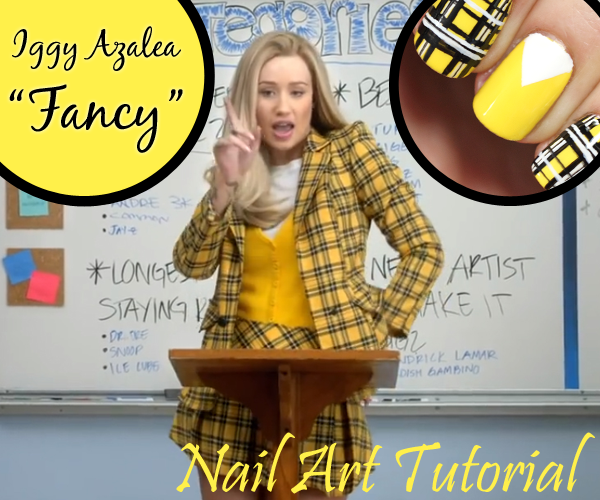 Iggy Azalea Fancy Plaid Nail Art Tutorial