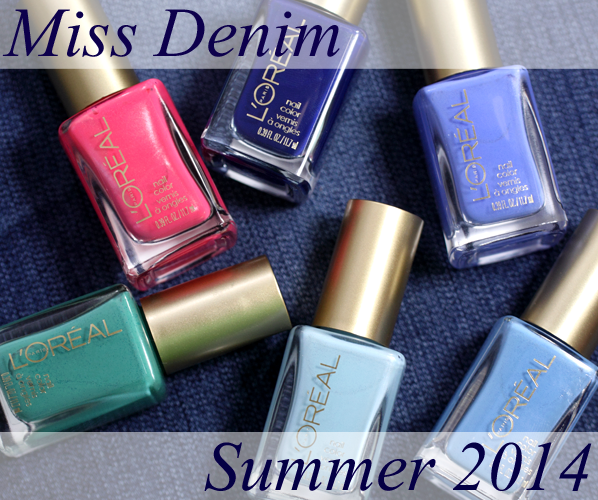 L'Oreal Paris Summer 2014 Nail Polish - Miss Denim