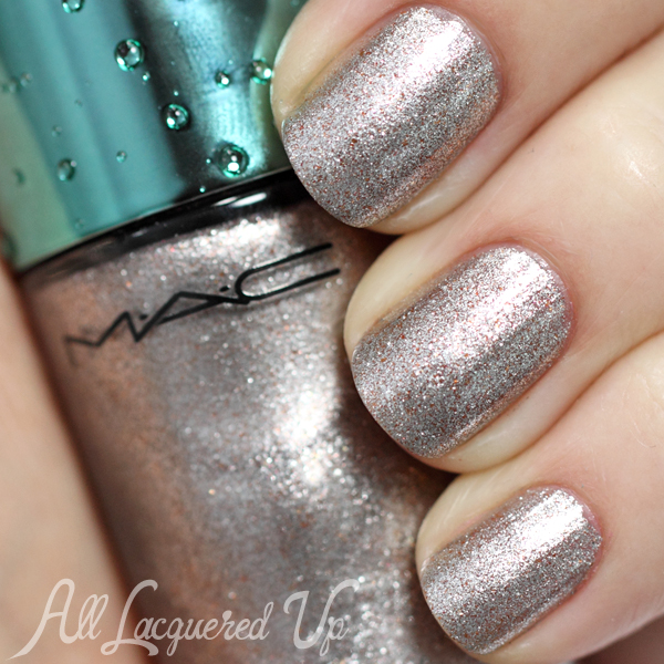 MAC Shimmerfish nail swatch - Alluring Aquatic