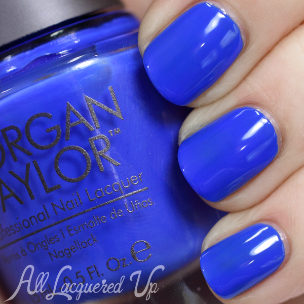 Morgan Taylor Making Waves swatch via @alllacqueredup