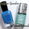 #ManiMonday – Cerulean Garden with Nails Inc Floral Glitter