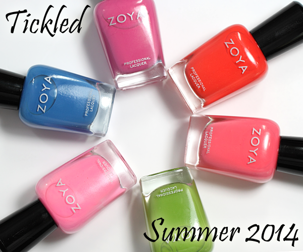 Zoya Summer 2014 Tickled Nail Polish Collection