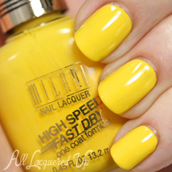 Milani Yellow Whiz swatch