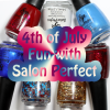 Red, White & Blue 4th of July Nails with Salon Perfect