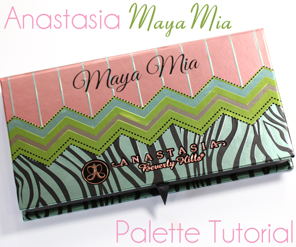 Anastasia Maya Mia Palette Tutorial & Review via @AllLacqueredUp