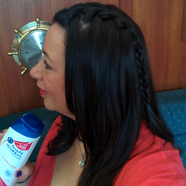 Waterfall Braid with Head & Shoulders #PartOfOurFamily