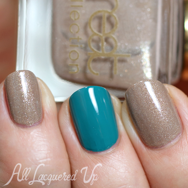 Treat Accent Nail Manicure via @AllLacqueredUp