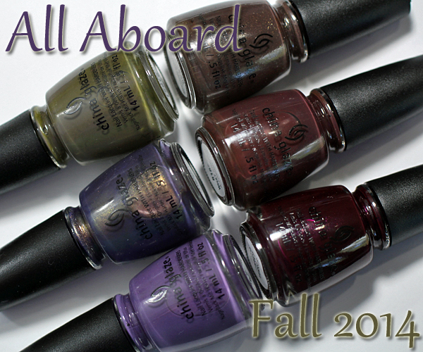 China Glaze Fall 2014 - All Aboard via @alllacqueredup