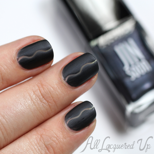 JINsoon Negative Space Nail Art via @AllLacqueredUp