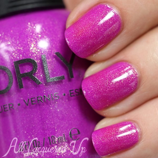 Orly Hot Tropics swatch via @alllacqueredup