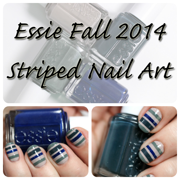 Striped Nail Art using Essie Fall 2014 via @alllacqueredup