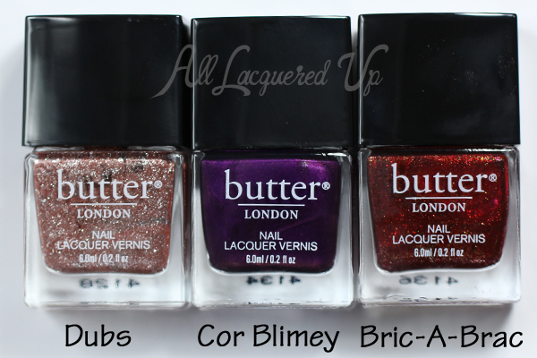 butter LONDON Dubs, Cor Blimey and Bric-A-Brac via @alllacqueredup