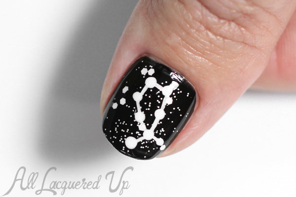 Constellation Nail Art - Bootes via @alllacqueredup