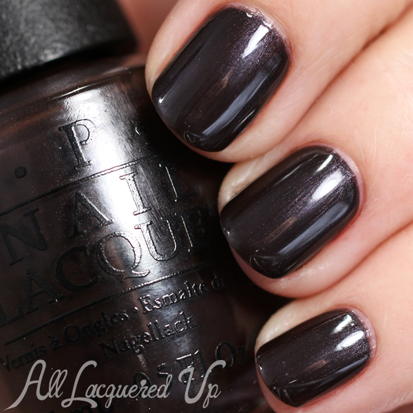 OPI Love Is Hot & Coal - Holiday 2014 via @alllacqueredup