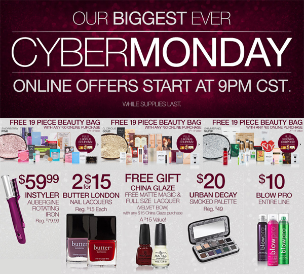 ULTA Cyber Monday 2014 via @alllacqueredup