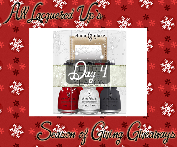 ALU Giveaways 2014 - China Glaze Holiday 2014 Gift Set via @alllacqueredup