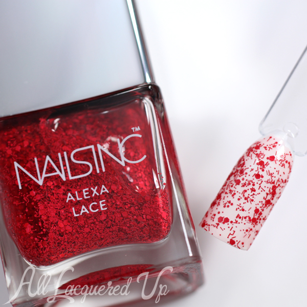 Nails Inc Alexa Lace Glitter via @alllacqueredup