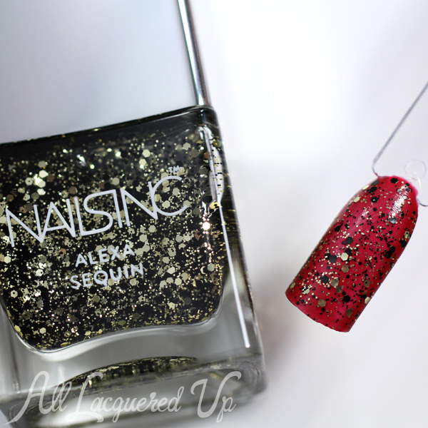 Nails Inc Alexa Sequin Glittervia @alllacqueredup