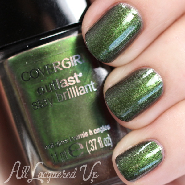 COVERGIRL Emerald Blaze swatch via @alllacqueredup