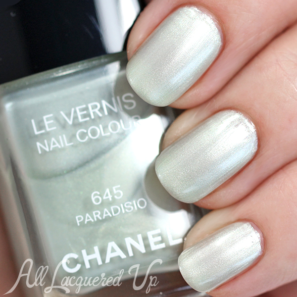 Chanel Paradisio swatch - Spring 2015 via @alllacqueredup